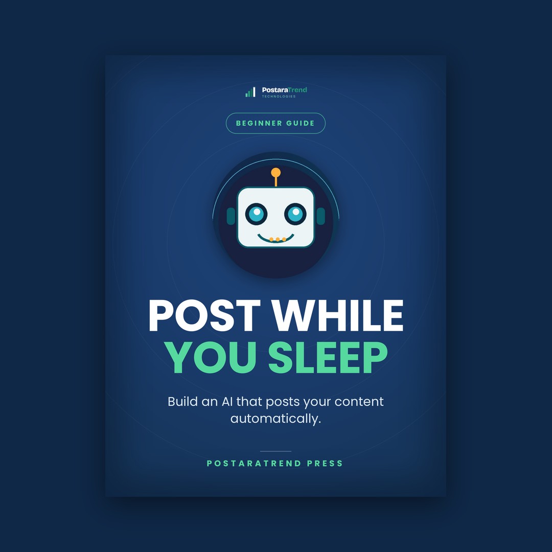 Post While You Sleep — build an AI that finds, writes, and posts your social content automatically, a complete beginner guide